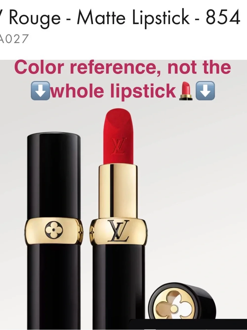 Louis Vuitton Rouge Heluim lipstick 💄 samples trio .